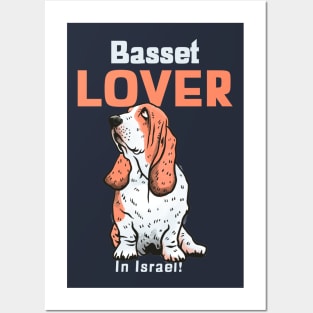 Basset Hound Lover In Israel Posters and Art